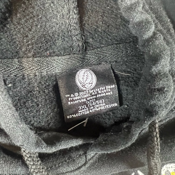 Grateful Dead Official Licensed 3XL Black Hoodie Sweatshirt Dancing Bears - Picture 4 of 9